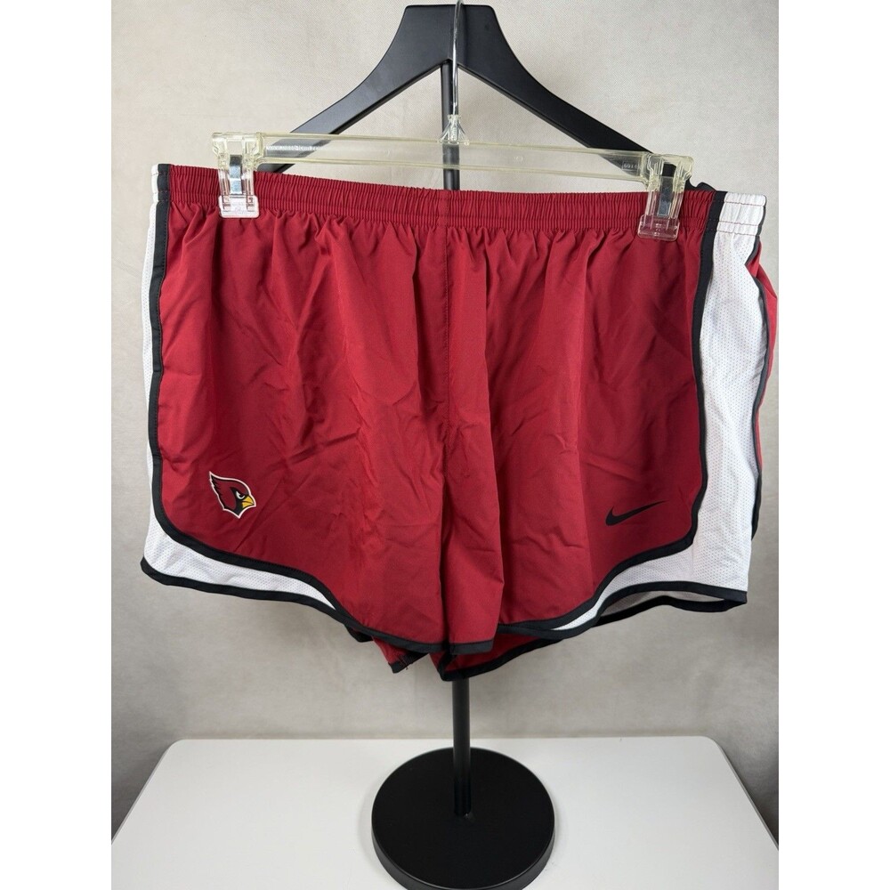 Nike Arizona Cardinals Women Shorts XXL XXL Team Apparel Dri Fit Tempo Red NWT